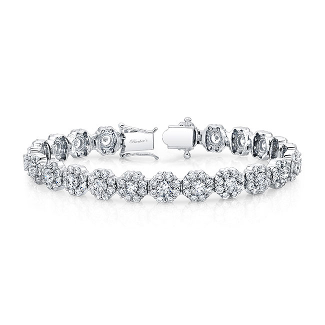 Halo Diamond Bracelet