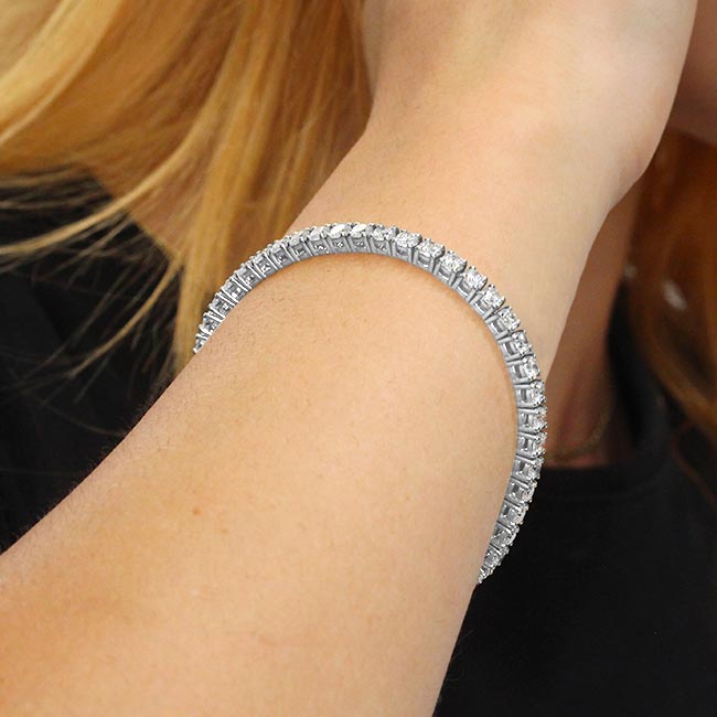 7 Carat Diamond Tennis Bracelet Image 3