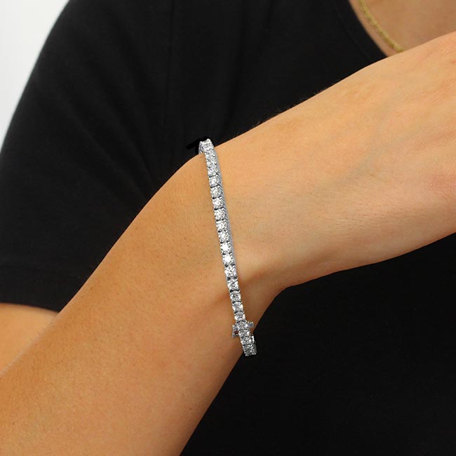 7 Carat Diamond Tennis Bracelet Image 4