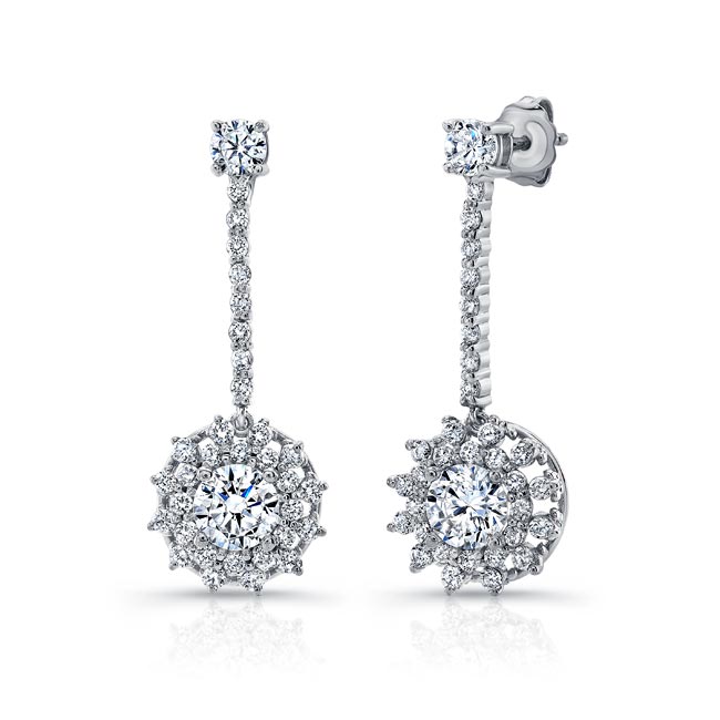 Diamond Drop Earrings