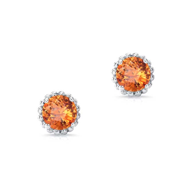 1.00ct. Citrine Studs