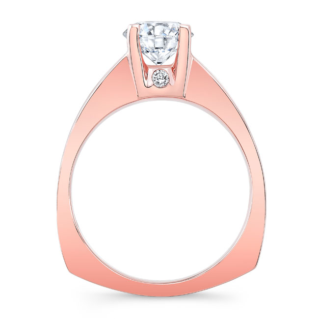 Rose Gold Graduated Diamond Ring Image 2