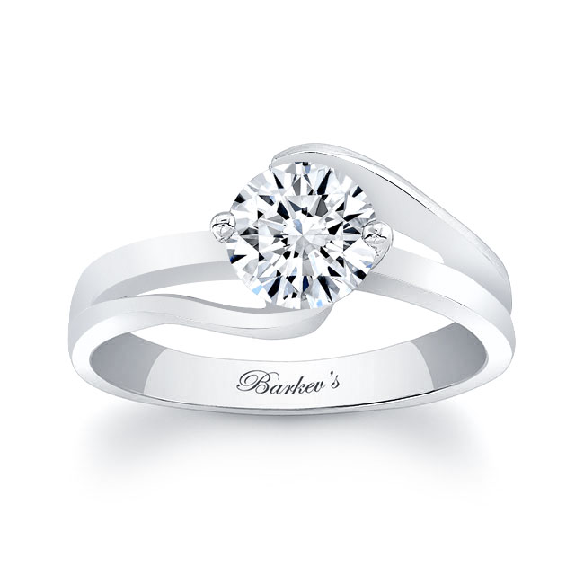 Split Shank Solitaire Ring