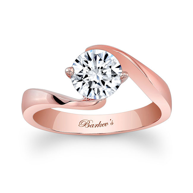 Contemporary Solitaire Ring