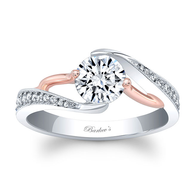 Bypass Moissanite Ring