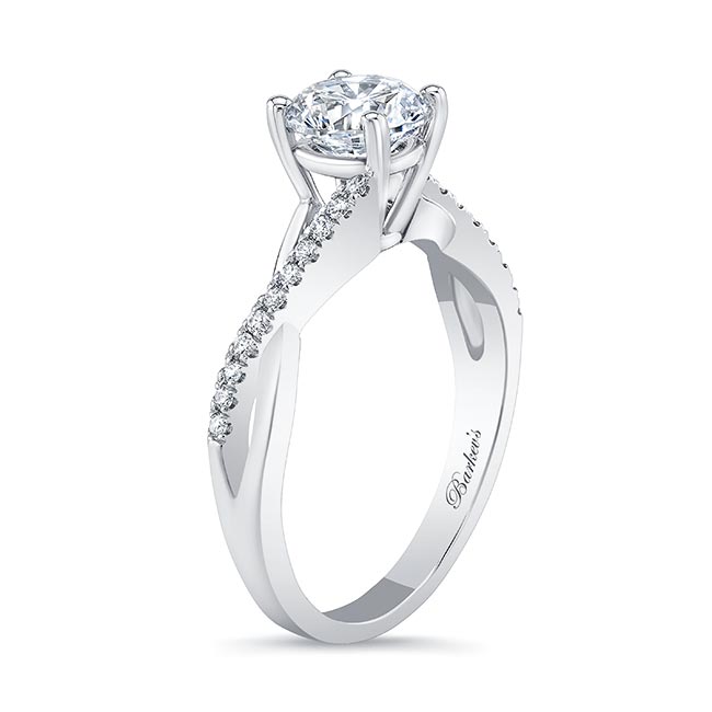 Simple Moissanite Ring Image 2