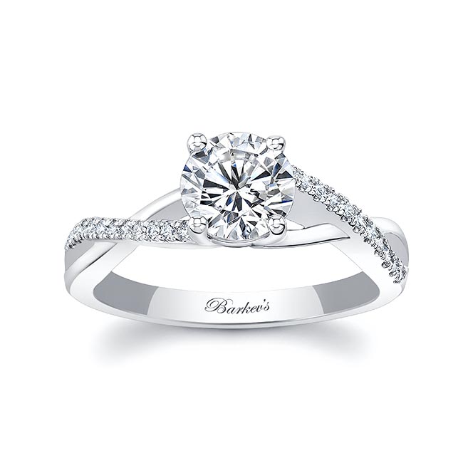 Simple Moissanite Ring