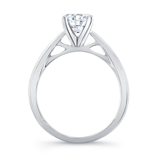 Tapered Solitaire Ring Image 2