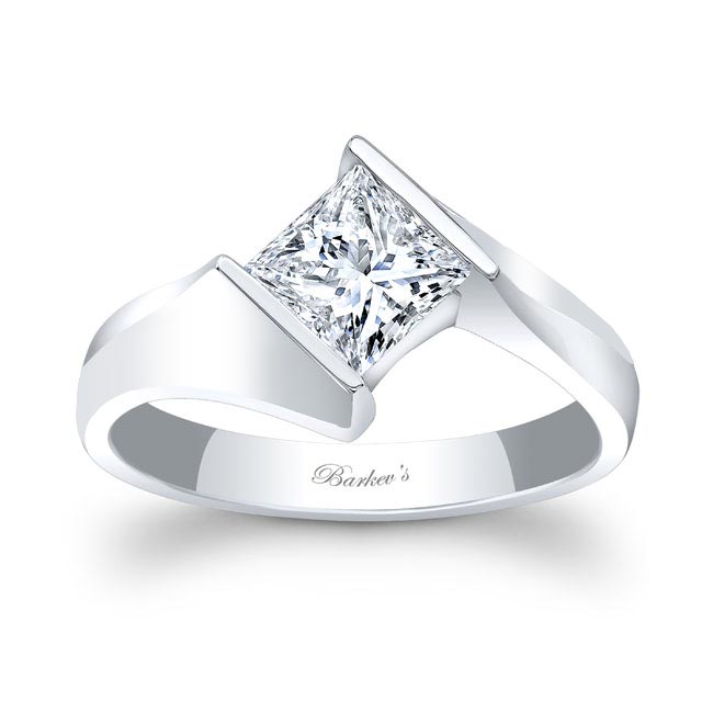 Princess Solitaire Ring