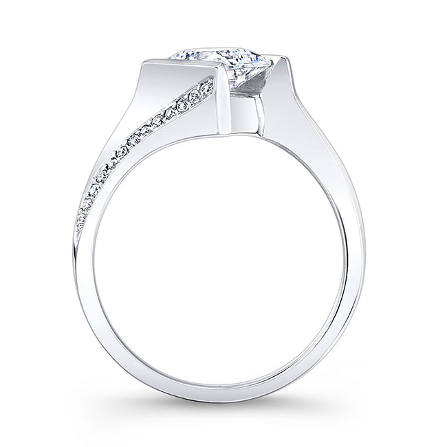 Asscher Cut Square Diamond Ring Image 2