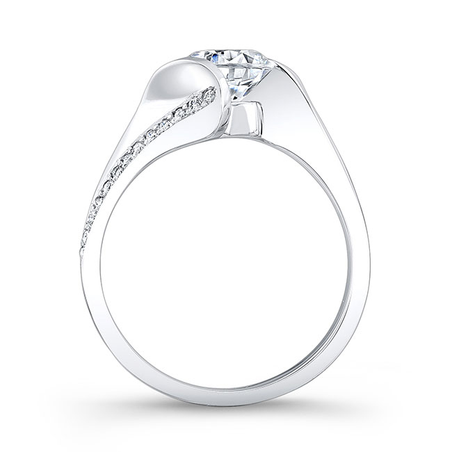 Channel Moissanite Ring Image 2