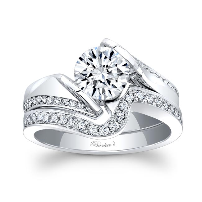 Channel Diamond Bridal Set