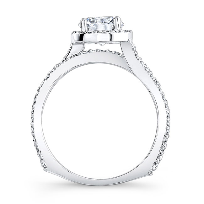 1 Carat Halo Ring Image 2