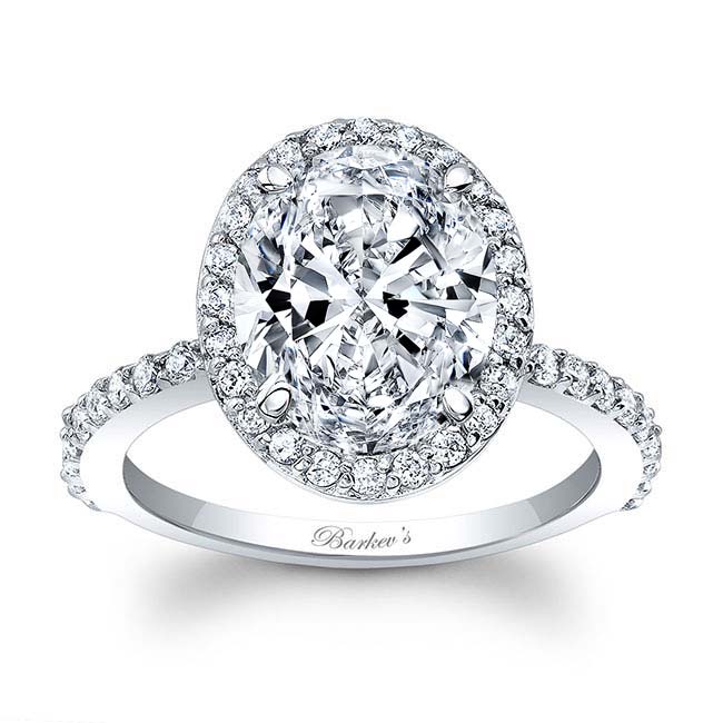 3.5 Carat Oval Moissanite Ring