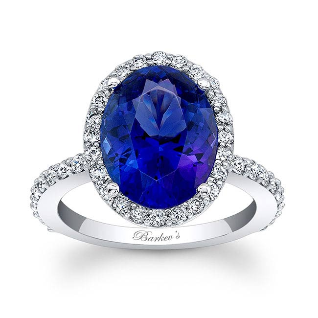 3.5 Carat Oval Tanzanite Ring