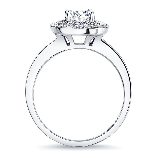 Double Halo Engagement Ring Image 2