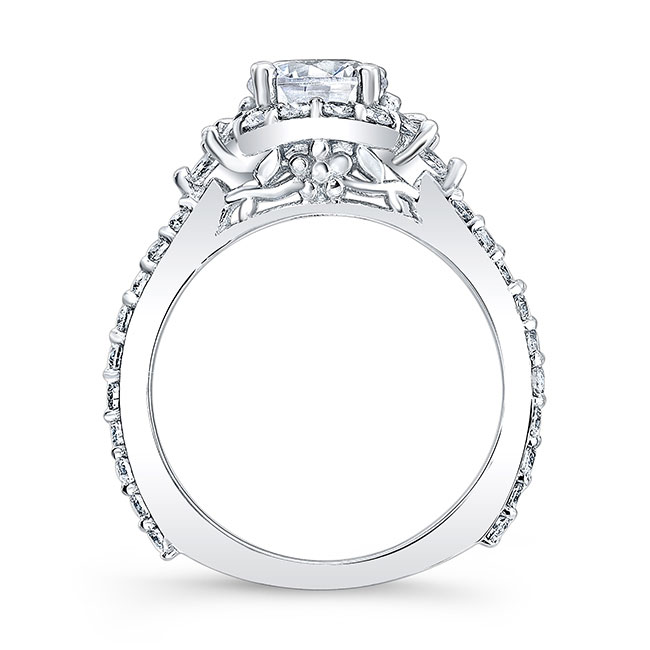 Marquise Halo Ring Image 2