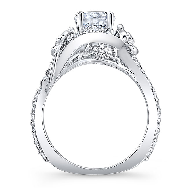 Flower Engagement Ring Image 2