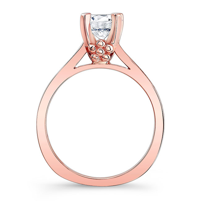 Rose Gold Channel Set Diamond Ring Image 2