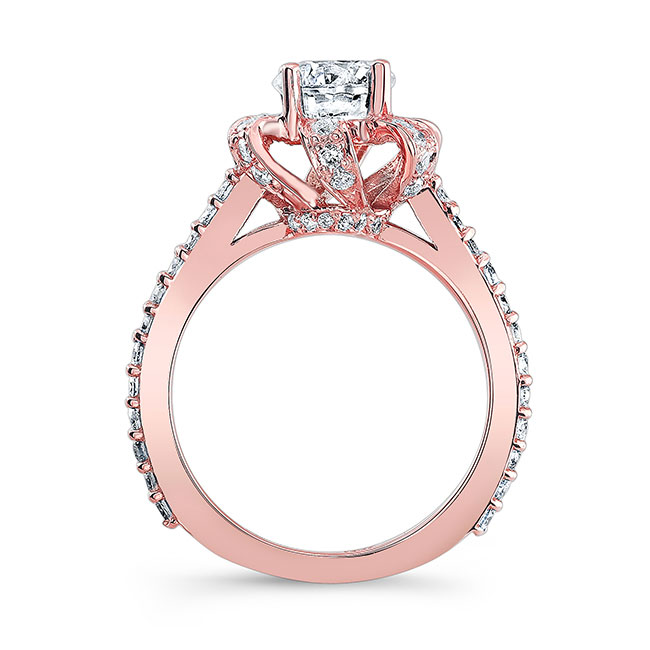 Rose Gold Ribbon Ring Image 2