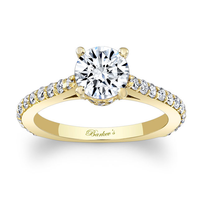 Yellow Gold Traditional Diamond Ring