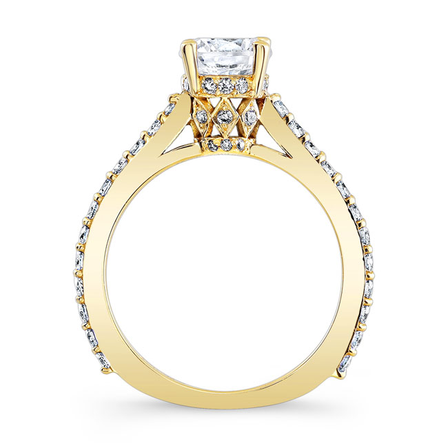 Yellow Gold Traditional Diamond Ring Set Image 2