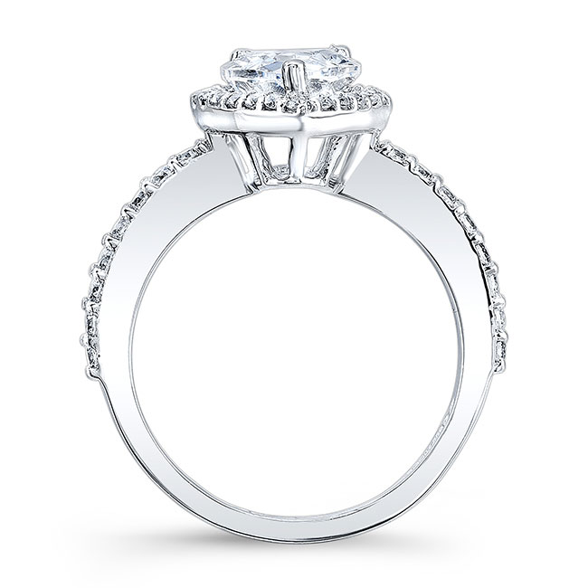 Pear Shaped Moissanite Ring Image 2