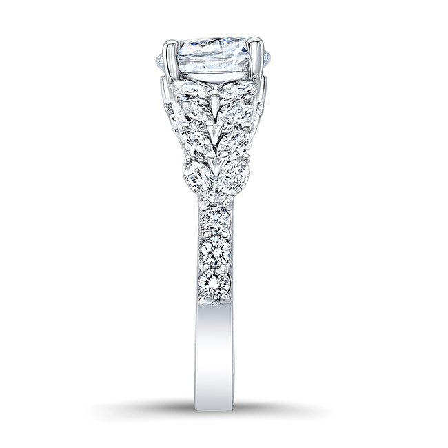 2 Carat Round Engagement Ring Image 3