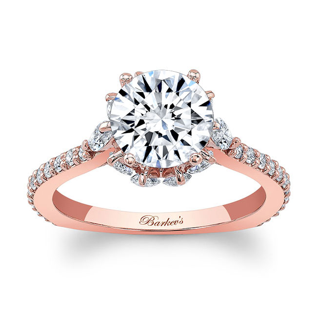 Rose Gold 2 Carat Diamond Ring