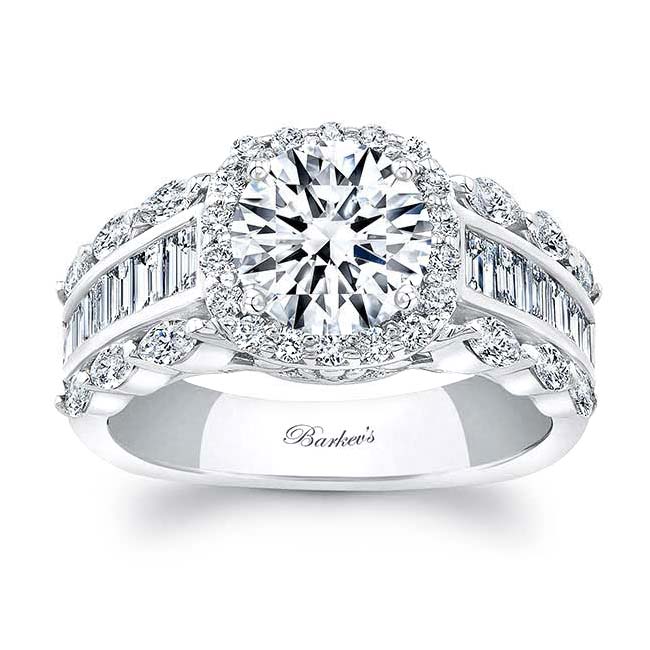 Moissanite Baguette Ring