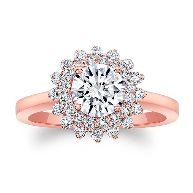 Rose Gold Starburst Ring