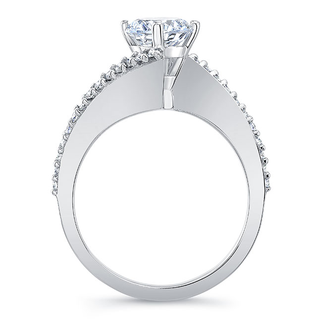 Modern Bypass Engagement Ring Image 2