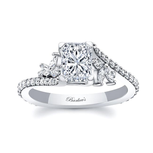 1 Carat Radiant Cut Diamond Ring