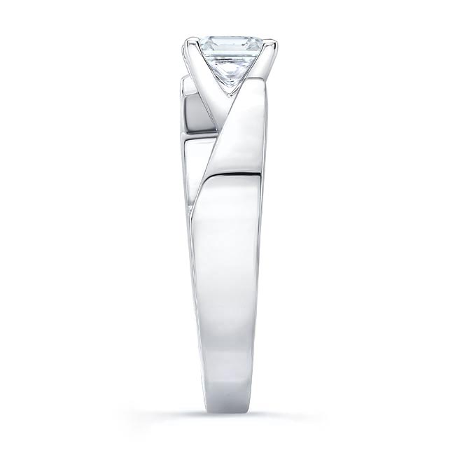 1 Carat Asscher Solitaire Image 3