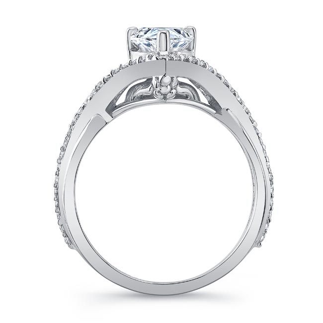 Unique Pear Shaped Engagement Ring Image 2