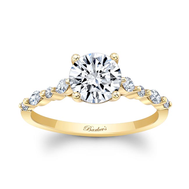 Yellow Gold Vintage Style Diamond Ring