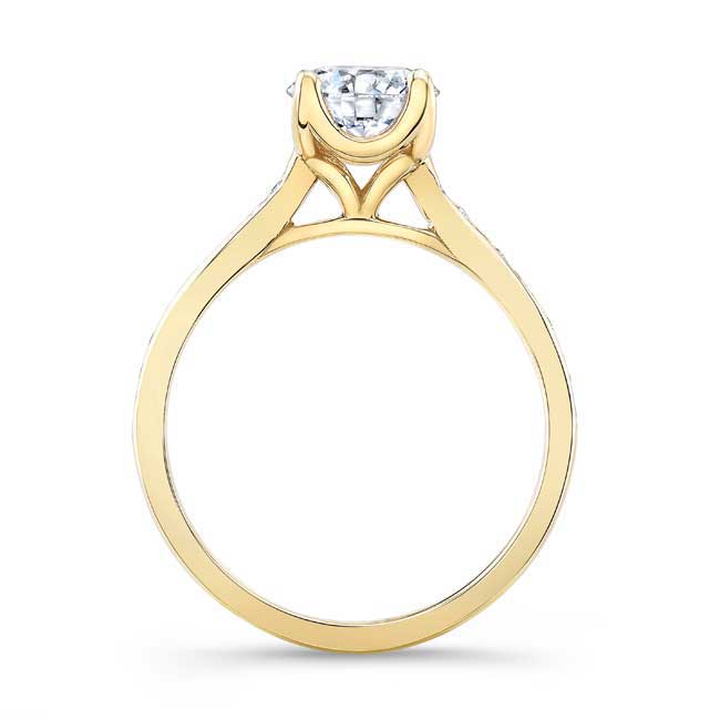 Yellow Gold Classic Engagement Ring Image 2