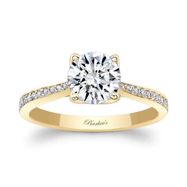 Yellow Gold Classic Engagement Ring