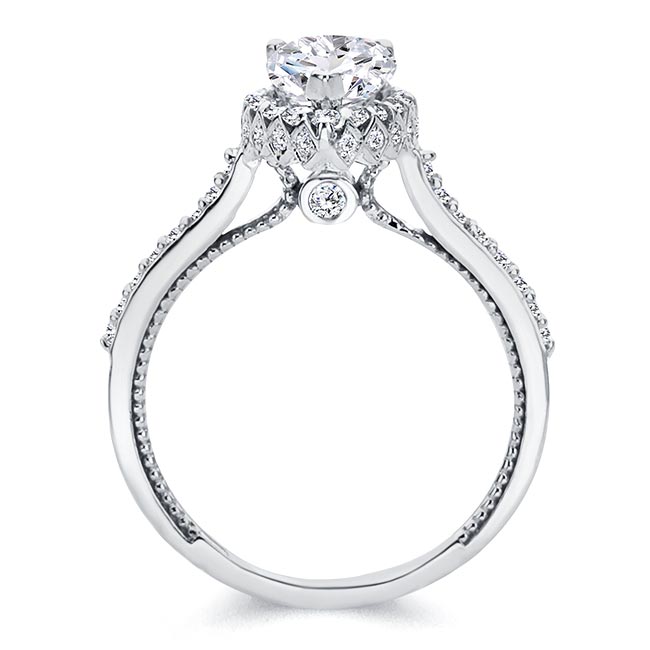 Eva Pear Shaped Halo Ring Image 2