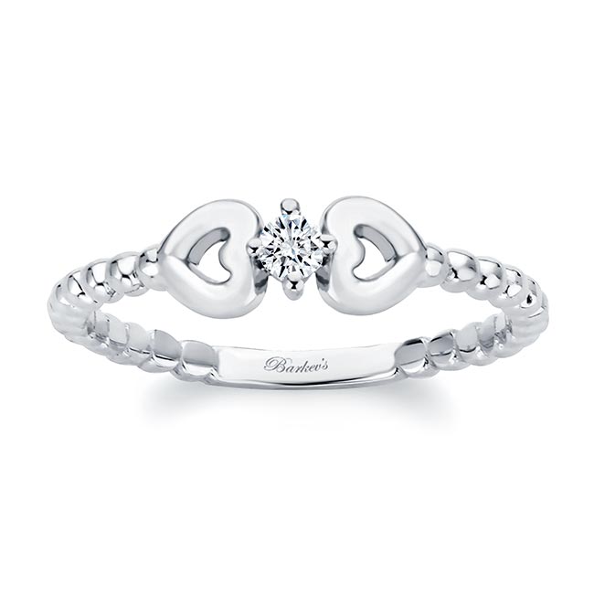 Double Heart Promise Ring