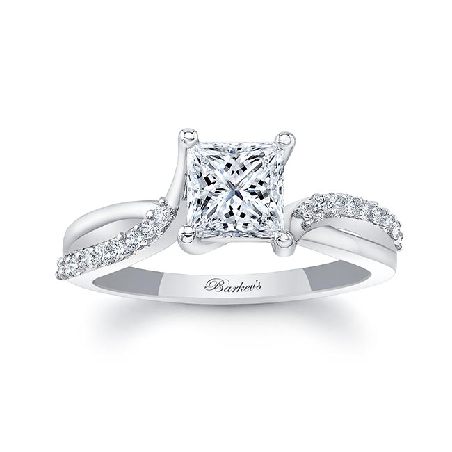 Princess Cut Moissanite Ring