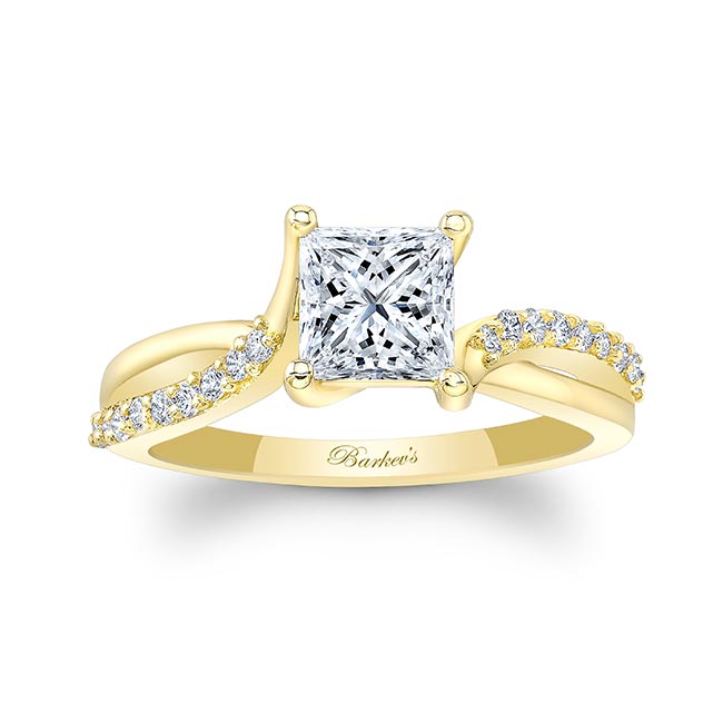 Princess Cut Moissanite Ring