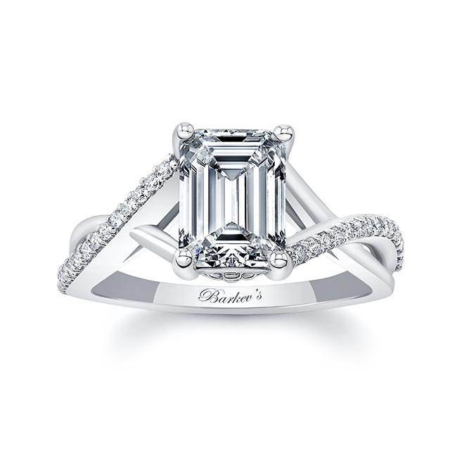 2 Carat Emerald Cut Diamond Ring