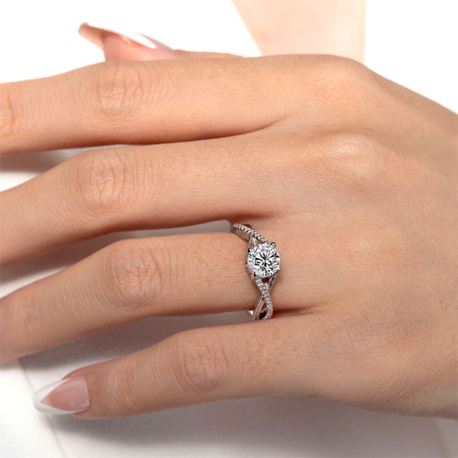 One Carat Diamond Ring Image 3