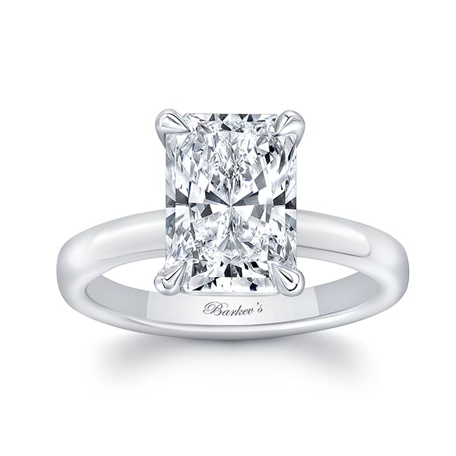 Lori Radiant Cut Solitaire Engagement Ring