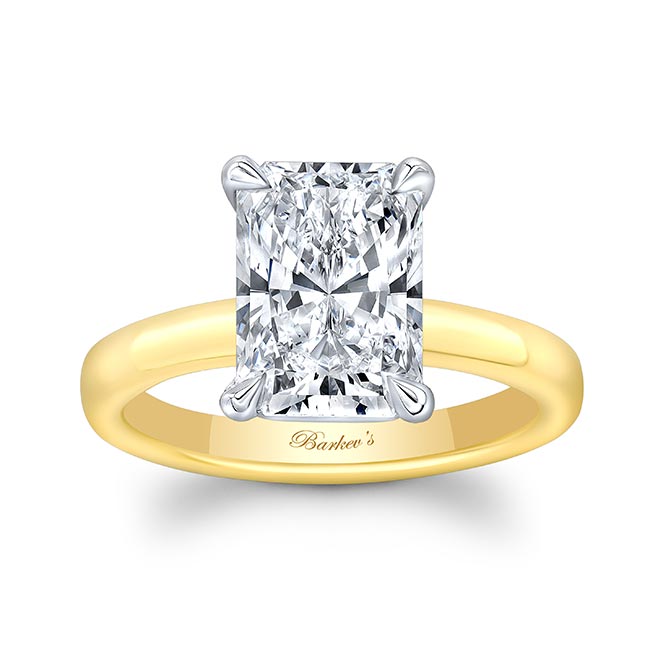 Yellow Gold Lori Radiant Cut Solitaire Engagement Ring