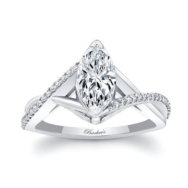 1 Carat Marquise Diamond Ring