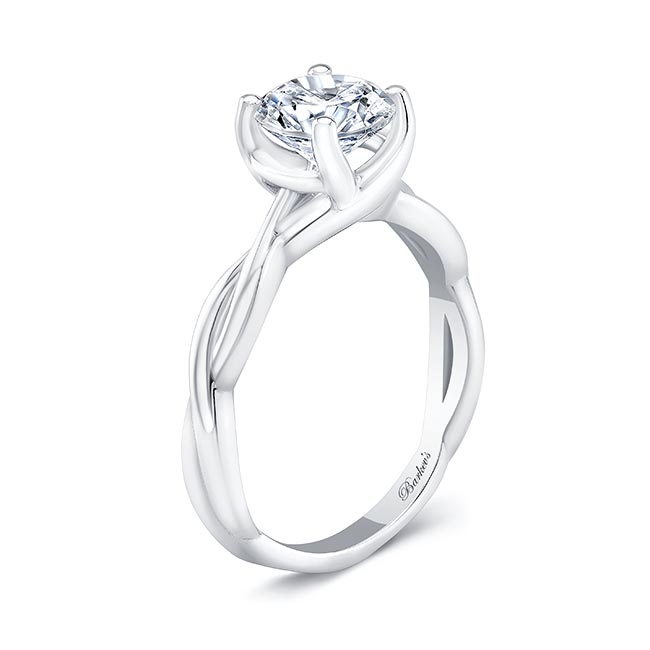 Twist Solitaire Engagement Ring Image 2