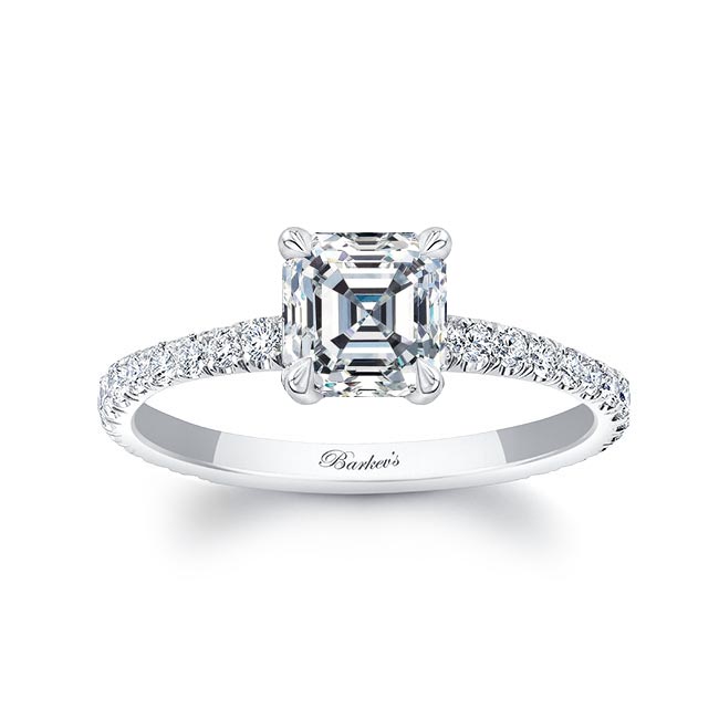 Asscher Diamond Ring