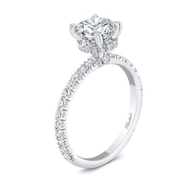 3 Carat Diamond Halo Engagement Ring Image 2